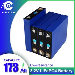 3.2V Lifepo4 Battery 173Ah 4/8/16/32PCS Rechargeable Cells Lifepo4 173Ah for DIY Solar Storage System RV Forklift EU US TAX FREE