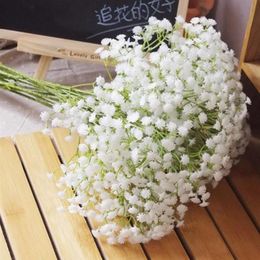 Home Decorative Arts And Crafts Bouquet Of Flowers High-Grade Artificial All Over Babysbreath Emulators Plants & Wreaths302w