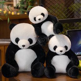 26-46cm Lovely Cute Panda Stuffed Animal Soft Simulation Bear Plush Toy Birthday Gifts Baby Hug Pillow For Children