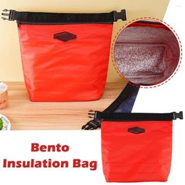 Storage Bags Portable Thermal Insulated Lunch Bag Cooler Lunchbox Lady Carry Picnic Food Tote Insulation Package