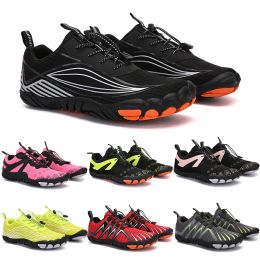 2021 Four Seasons Five Fingers Sports shoes Mountaineering Net Extreme Simple Running, Cycling, Hiking, green pink black Rock Climbing 35-45 seventy eight