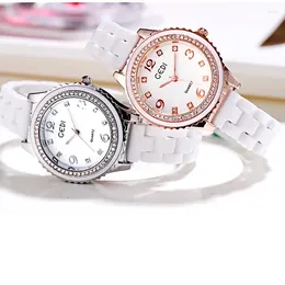 Wristwatches Stylish Waterproof Quartz Watch Minimalist Women's Watches For Women Luxury Automatic White Girls