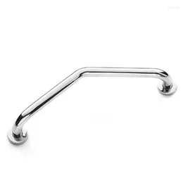 Bath Mats Grab Bars 15.75-inch Shower Angled Stainless Steel Handrail Elderly Non-slip Armrest For Bathrooms Bathtubs Stairs