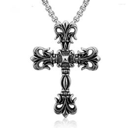 Pendant Necklaces Trendy Cross For Men Punk Accessories Unique Design 316l Stainless Steel Women Jewelry Party Gift Items