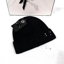 Hollow knit hat Bucket Beanie Designer Bonnet Brand Knitted Hat Spring Skull Caps Winter Unisex Cashmere Casual s