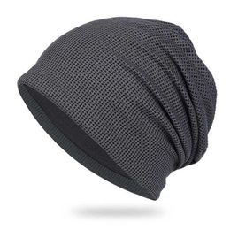 HBP Cross Border Thin Pullover Spring and Summer Pile Up Breathable Unisex Knitted Headband Cap, Cold Hat Trend