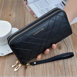 Wallets Women's Wallet Purse Handbag PU Leather Long Buckle Cosmetic Bag Money Coin Pocket Card Phone