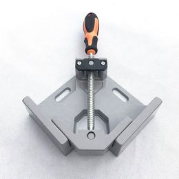 Freeshipping 2 Set Of 90 Degree Corner Clamp Right Angle Clamp Aluminium Alloy Made Adjustable Swing Jaw Corner Clamp Woodworking Vice Rsefo