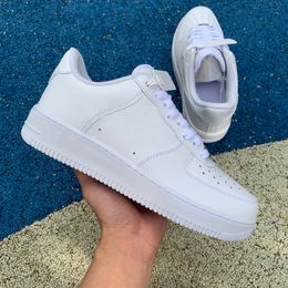 Best Men Women Running Shoes Low Black White Forces Sneakers Classic Designer AF 1 No Box Baskets Femme