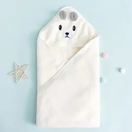 Towel Baby Bath Born With Hood Cartoon Coral Fleece Infant Towels Blanket Bathrobe Babys Stuff