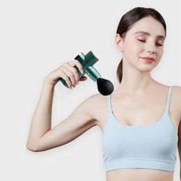 Full Body Massager Fascia gun MINI mini portable relaxing electric massage stick vibrating fascia grab massage hammer 231110