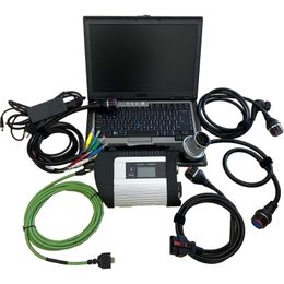 Auto Dianostic Tool MB Star C4 SD Compact 4 with V12.2023 S0ft-ware X DAS Vediamo DTS in 480GB SSD and Used Laptop D630 4G Ready to Work