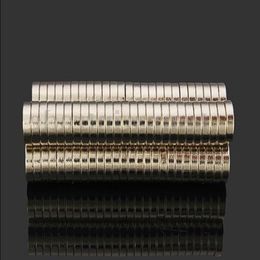 Freeshipping 500Pcs 10x2 Exact Size D10Mm x 2Mm Strong Power Small Neodymium Fridge Magnet Ndfeb Permanent Rare Earth Diy Fasterners 10 Fugc