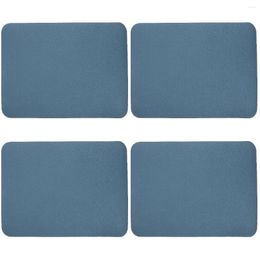 Table Mats 4 Count Desk Coffee Maker Washable Mat Absorbent Dish Drying Accessories Xl Bar Pad