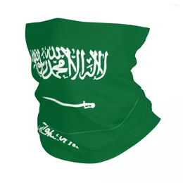 Scarves Saudi Arabia Flag Bandana Neck Cover Printed Balaclavas Wrap Scarf Multifunctional Cycling Fishing For Men Women Adult Washable