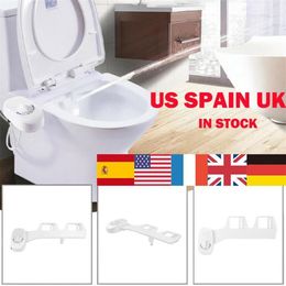 Cleaning Cloths G 1 2 7 8 Toilet Seat Attachment Bathroom Water Spray NonElectric Mechanical Bidet US Spain Fast234A
