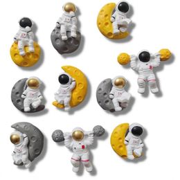 Decorative Objects Figurines Fridge Magnets Universe Series Creative Message Stickers Moon Home Decoration 230412