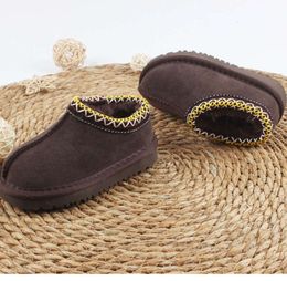 Kids Toddler Tasman Slippers uggies braid Tazz sandals Baby Shoes Chestnut Fur Slides Sheepskin Shearling Classic Ultra Mini Boot Winter Mules australia shoes b330