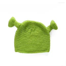 Berets Cute Handmade Knitted Hat For Adult