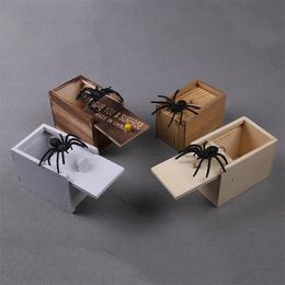 Party Favour Shocking Scary Prank Stuff Scare Box Halloween Decoration Harmless Wooden Surprise Toys April-Fools' Day Gift 1Pc299u