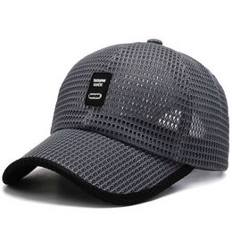 Ball Caps Summer New Simple Light Leisure Sunshade Outdoor Sunscreen Anti Ultraviolet Cool Mesh Cap Baseball Cap P230412