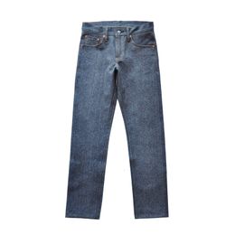 Men's Jeans Sauce Zhang Men's Jeans Salt and Paper Jeans Men's Sanforized Selvedge denim Overalls Jeans Straight 15.5oz 230412