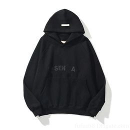 Men Hoodie Mens Designer Hoodies Essentialclothing Hoodys Women Clothes Pullover Sleeveless O-neck Letter Printed Green Overcoat Streetwear White Clothexope
