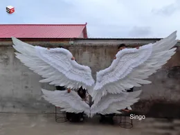 Bar Party Wall Decoration White Angel wings Creative Studio shooting Props 120*65CM