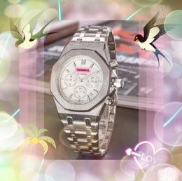Mens Running Seconds Luxury Designer Watches Quartz Automatic Machinery Movement Clock Stainless Steel Rubber Luminous Waterproof Sapphire Wristwatch Gifts