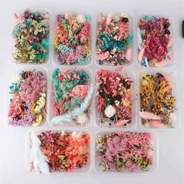 Decorative Flowers & Wreaths 1 Box Mix Dried For Resin Jewellery Dry Plants Pressed Making Craft DIY Silicone Mold296s