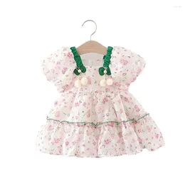 Girl Dresses Baby Dress Floral Pattern Girls Casual Style For Kids Toddler Costumes