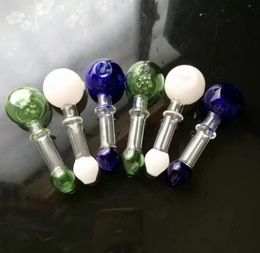 Smoking Pipe Mini Hookah glass bongs Colourful Metal Shaped New Coloured snowflake pipe