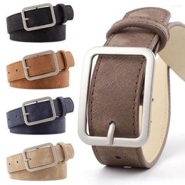 Belts Square Pin Buckle Waistband Women Casual Female Design Waist Band Leather Belt Ladies Dress Strap