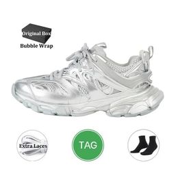 balencig 30 Balencaiiga Balenicass 3 Track 2023 Casual Shoes Mens Womens Platform Sneakers Triple S Black Pink Blue Vintage Tracks LED Runners Tesss Gomma Leather Wa