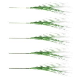 Decorative Flowers & Wreaths 5Pcs Simulation Grass Arranging Artificial Onion Plants Decor Green270W