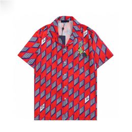 Men Designer Shirts Summer Shoort Sleeve Casual Shirts Fashion Loose Polos Beach Style Breathable Tshirts Tees ClothingQ24