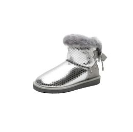 Winter designer shoes Heatshoes Snow Boots Fur on Leathe Women loafers Luxury pashm Casual Waterproof Comfort cashmere Designer Shoes YG53-9508