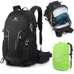 40L Men Unisex Outdoor Hiking Backpack Travel Pack Sports Bag Pack Fishing Bag Climbing Camping Rucksack For Male Women Female 230412
