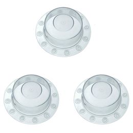 Colanders Strainers 3X Bathtub Overflow Drain Cover Suction Cup Seal Stopper For Deeper Bath Bathroom Drains 230411