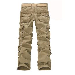 Men Spring Tactical Cargo Pants Military Male Autumn Camouflage Printed Overalls Casual Army Straight Long Trousers Plus Size 46 2166N