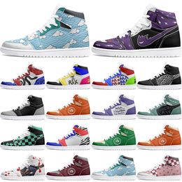 new winter Customised Shoes 1s DIY shoes Basketball Shoes damping boys 1 girls 1 Anime Character Customised Personalised Trend Versatile Outdoor Shoes