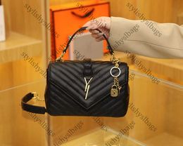 Designers bags 2024 luxurys designers bags tote handbag PU leather classic ladies lock shoulder bag Fashion gold chain Shoulder Bag 3F615