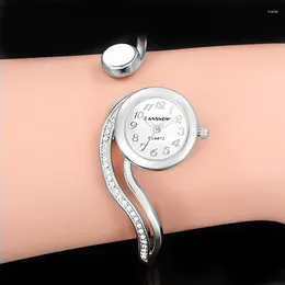 Wristwatches Luxury Lady Wrist Watch Bracelet Femme Women Quartz Watches Ladies Crystal Lover Montre Luxe Clock