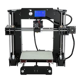 Freeshipping Latest High Precision 220*220*250mm Full Acrylic Reprap Prusa i3 DIY3D Printer Kit Filament 16GB SD Card LCD Kpctr