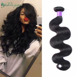 Hair Wigs Brazilian Bundles Human Body Wave 100% Natural Black 1 3 4 Pcs Bulk 30 Inches Wholesale 230412