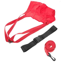 Accessories Swimming Parachute Resistance Training Equipment Strength Elastic Rope Belt 1pcs (Red) Suit Bungee