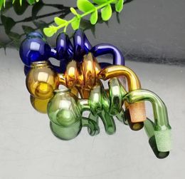 Smoking Pipe Mini Hookah glass bongs Colourful Metal Shape Colourful spiral S wok