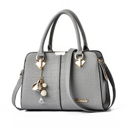 HBP Totes Handbags Purses High Quality Soft Leather Ladies Corssbody HandBag Purse For Women Shoulder Bag Grey Colour 1030