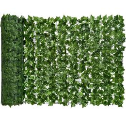 0 5x3m Artificial Ivy Privacy Fence Screen Hedges And Faux Vine Leaf Decoration For Outdoor Decor Garden Decorative Flowers & Wrea2874