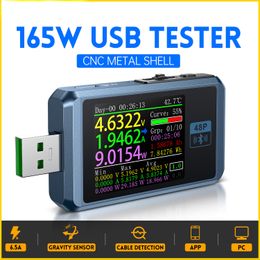 FNB48P USB Battery Tester Voltmeter Ammeter TYPE-C Fast Charge Detection Trigger Capacity Measurement Ripple Monitor